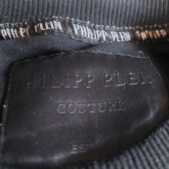 Philipp Plein Men Black Medium Sweatshirt - Picture 10 of 12
